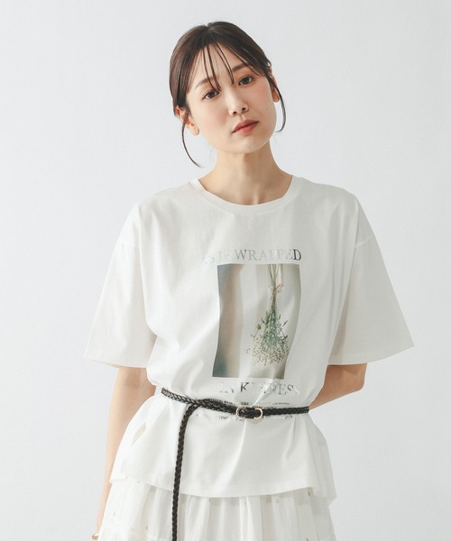 GLOBAL WORK（グローバルワーク） tシャツ リッチクリーンプリントT