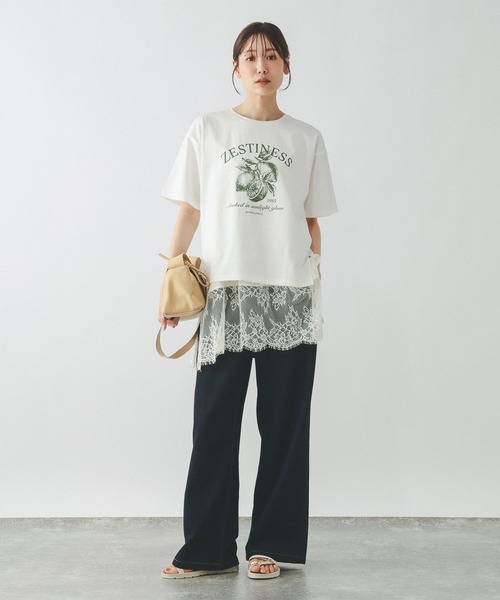 GLOBAL WORK（グローバルワーク） tシャツ 半袖 リッチクリーン