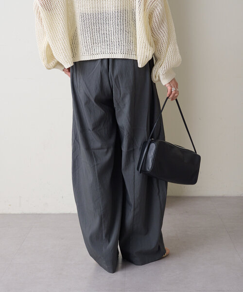 「Omekashi」 チノパンツ 38 チャコールグレー レディース_画像5