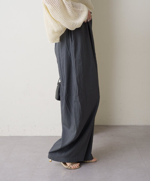 「Omekashi」 チノパンツ 38 チャコールグレー レディース_画像6