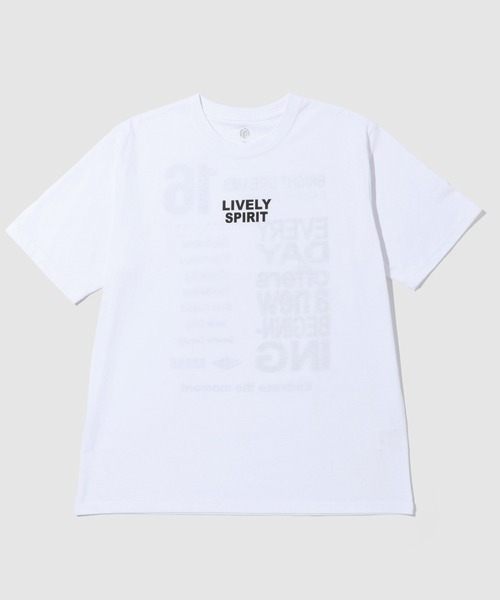 てぃページ Tシャツ ホワイト M tシャツ Tグラフィックスロゴメッセージ半袖Tシャツ メンズ