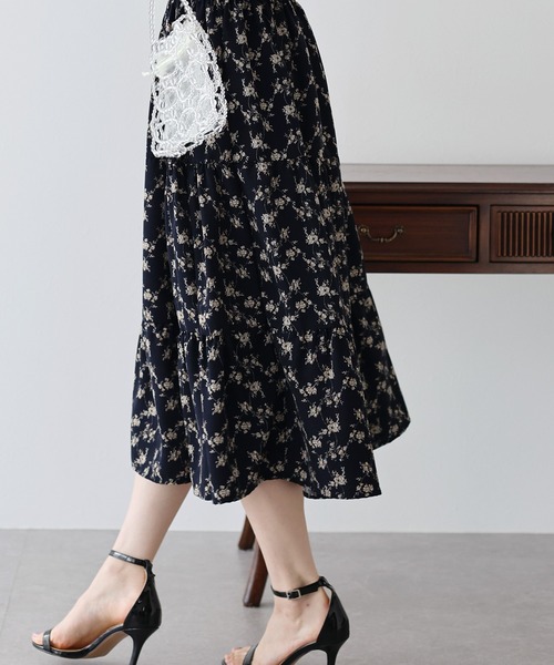 「BLUEEAST」 ノースリーブワンピース MEDIUM ダークネイビー レディース_画像5