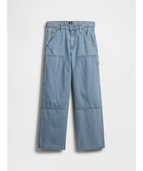 GAP（ギャップ） パンツ バギー ストライプ ダブルニー カーペンター