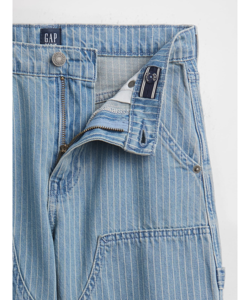 GAP（ギャップ） パンツ バギー ストライプ ダブルニー カーペンター