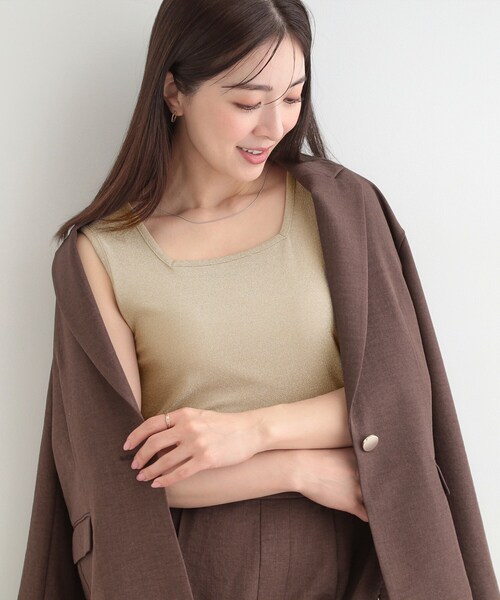 SHOO・LA・RUE（シューラルー） タンクトップ ノースリーブ 「洗濯機可