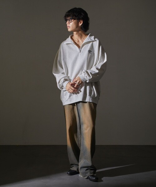 umbro（アンブロ） スウェットカットソー MEDIUM ネイビー メンズ