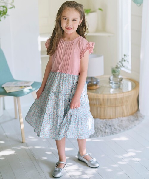 ドレス 発表会 卒園式 入学式 「110-140cm」 プティマーガレット ワンピース キッズ 子供服の画像