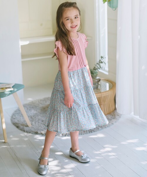 ドレス 発表会 卒園式 入学式 「110-140cm」 プティマーガレット ワンピース キッズ 子供服の画像