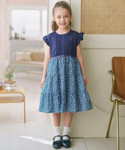 ドレス 発表会 卒園式 入学式 「110-140cm」 プティマーガレット ワンピース キッズ 子供服の画像