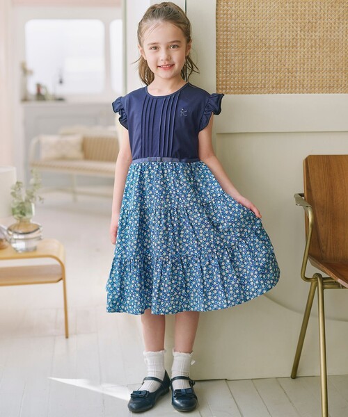 ドレス 発表会 卒園式 入学式 「110-140cm」 プティマーガレット ワンピース キッズ 子供服の画像