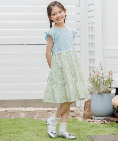 ドレス 発表会 卒園式 入学式 「110-140cm」 プティマーガレット ワンピース キッズ 子供服の画像
