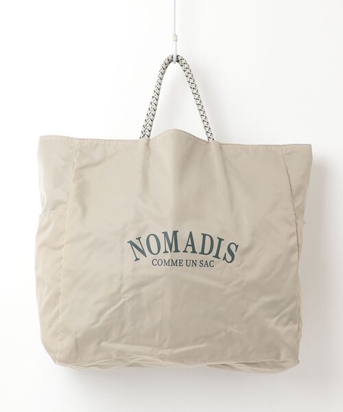 NOMADIS トートバッグ ベージュ美品 NOMADIS（ノマディス） トートバッグ - ベージュ レディース