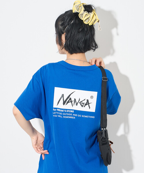 ワンピース NANGA × FREAK'S STORE/ナンガ 別注 ウエストコード カットワンピース/Tシャツワンピースの画像