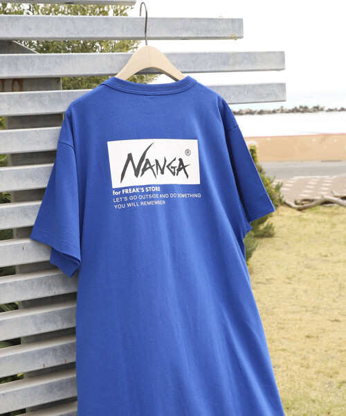 ワンピース NANGA × FREAK'S STORE/ナンガ 別注 ウエストコード カットワンピース/Tシャツワンピースの画像