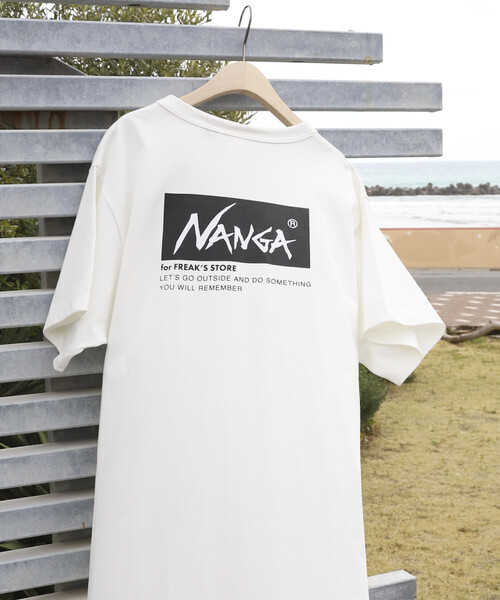 ワンピース NANGA × FREAK'S STORE/ナンガ 別注 ウエストコード カットワンピース/Tシャツワンピースの画像