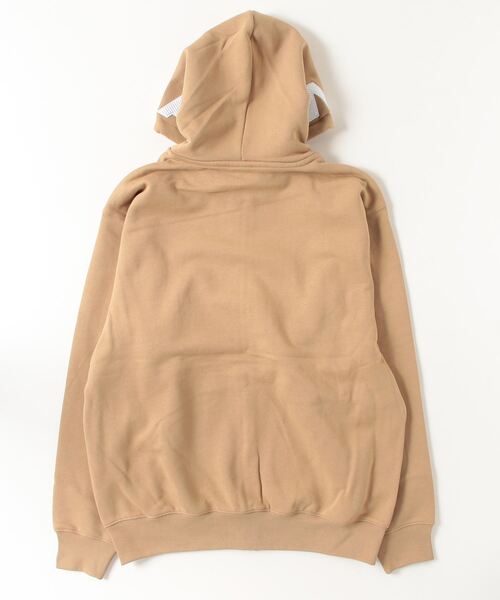 「AAPE BY A BATHING APE」 ジップアップパーカー SMALL ベージュ メンズの画像