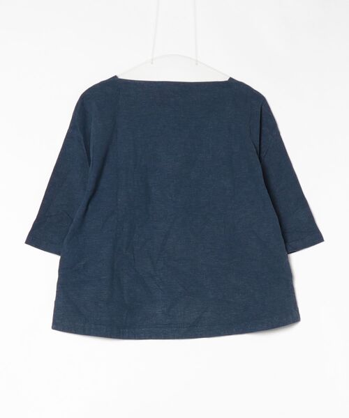 「human woman」 7分袖ブラウス MEDIUM ブルー レディース_画像2