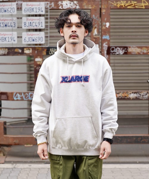 XLARGE（エクストラ ラージ） プルオーバーパーカー SMALL ホワイト 