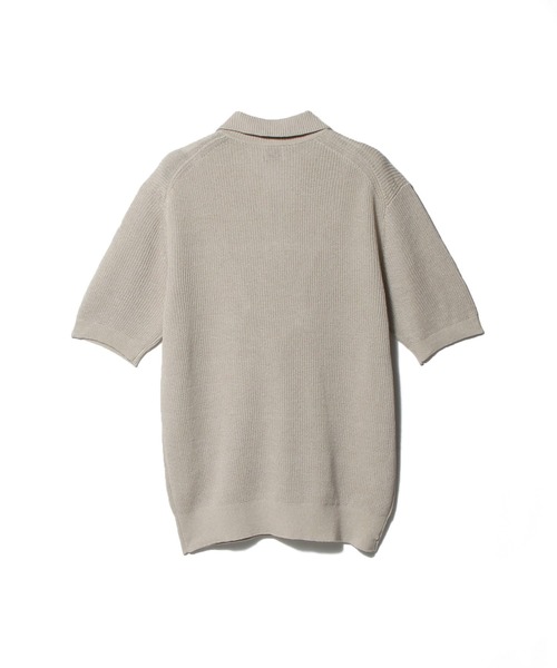 セーター ニット ESTNATION / リネンコットン スキッパーニット メンズの画像