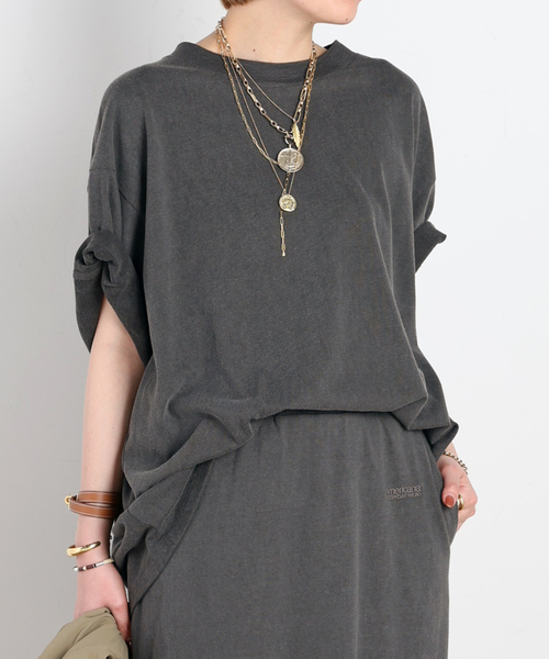 AMERICANA別注OVER SILHOUETTE T EASY SKIRT AMERICANA（アメリカーナ） tシャツ 半袖 「AMERICANA/アメリカーナ