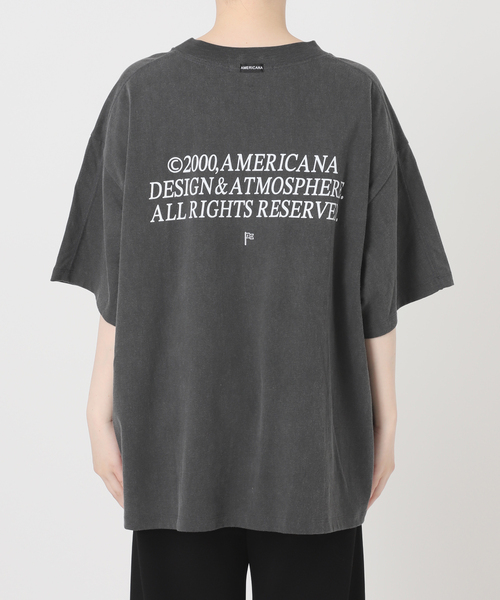 AMERICANA（アメリカーナ） tシャツ 半袖 「AMERICANA/アメリカーナ