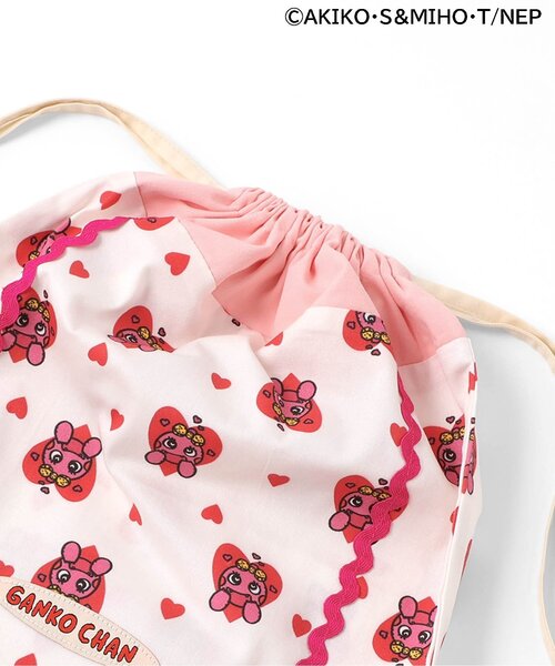 BREEZE（ブリーズ） ポーチ がんこちゃん＆がんペーちゃん総柄巾着(大