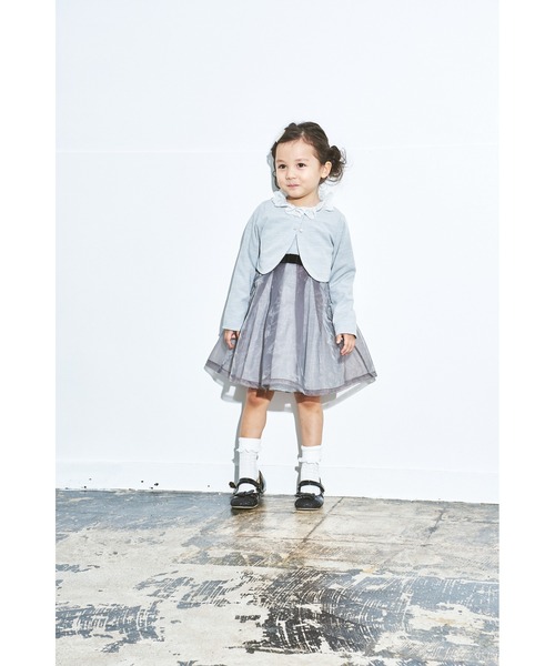 「maarook」 「KIDS」ノースリーブワンピース 110cm グレー キッズ_画像3