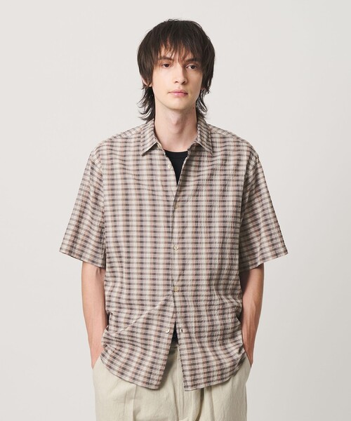 BEAUTY＆YOUTH UNITED ARROWS シャツ オンブレチェック サッカー