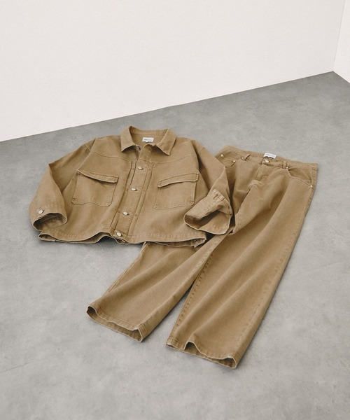 EMMA CLOTHES（エマクローズ） セットアップ L インディゴブルー