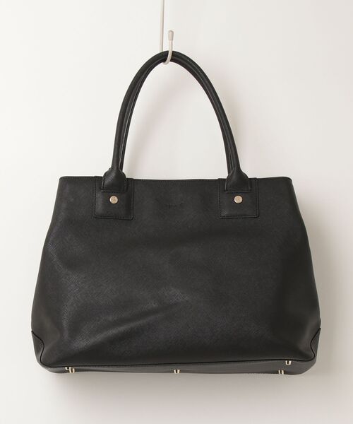 【美品】agnes b. アニエスベー レザー トートバッグ ブラック agnes b.（アニエスベー） トートバッグ - ブラック レディース