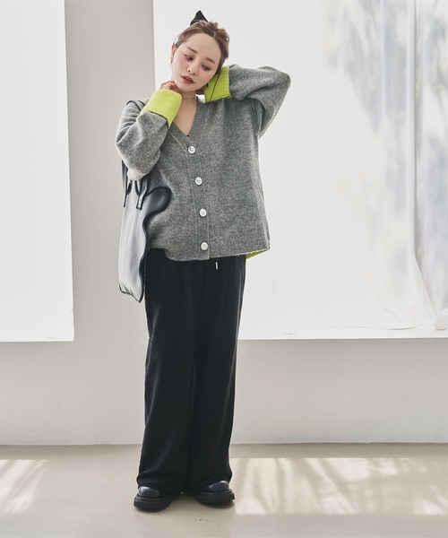 「KOBE LETTUCE」 スウェットパンツ - 杢グレー レディース_画像4