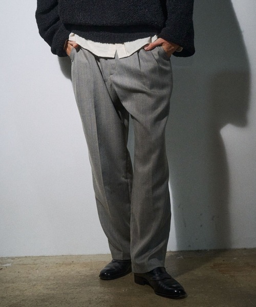THE BOLDMAN スラックス MEDIUM ライトベージュ メンズ : ZOZOTOWN