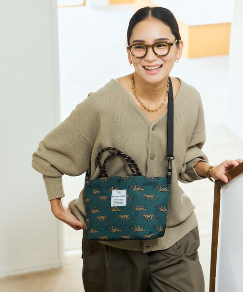 「KiU」 2WAYバッグ「FREAK’S STOREコラボ」 ONE SIZE ベージュ レディース_画像6