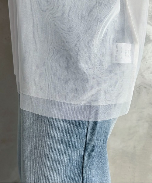 「feepur」 長袖ブラウス MEDIUM オフホワイト レディース_画像8