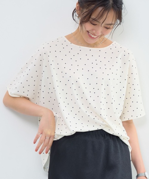 JPRESS LIBERTY 半袖ブラウス T13 新品タグ付き Green Parks（グリーンパークス） tシャツ 半袖 速乾 「優秀ブラウス