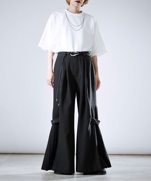 「Ellno Loset」 パンツ MEDIUM ブルーグレー メンズ_画像8