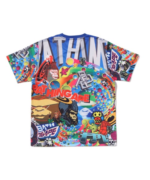A BATHING APE（アベイシングエイプ） tシャツ BAPE OVERALL PRINT TEE
