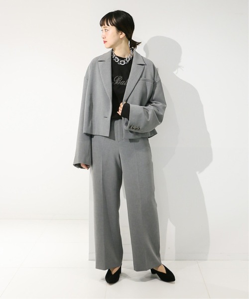 「CITYSHOP」 テーラードジャケット 38 グレー レディース_画像3