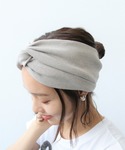 ヘアバンド リブカット幅広ターバンの詳細画像4