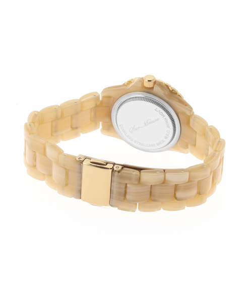 SEIKO レディース 時計 ゴールド ブラウン　HIROB ヒロブ(HIROB) | 時計/ゴールド・金色の通販 - d fashion