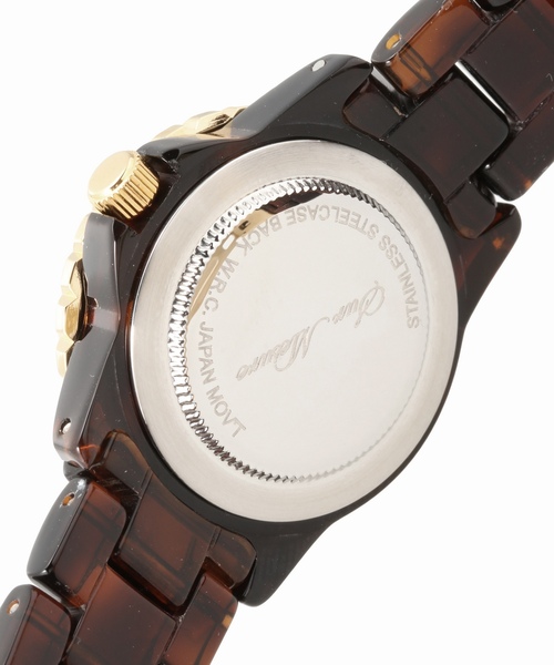 SEIKO レディース 時計 ゴールド ブラウン　HIROB ヒロブ(HIROB) | 時計/ゴールド・金色の通販 - d fashion