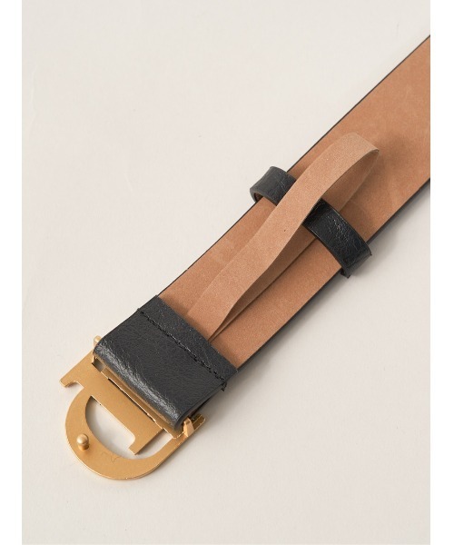 Darich（ダーリッチ） ベルト Dモチーフレザーベルト レディース