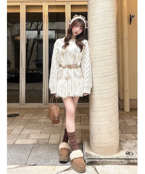 Darich（ダーリッチ） ベルト Dモチーフレザーベルト レディース