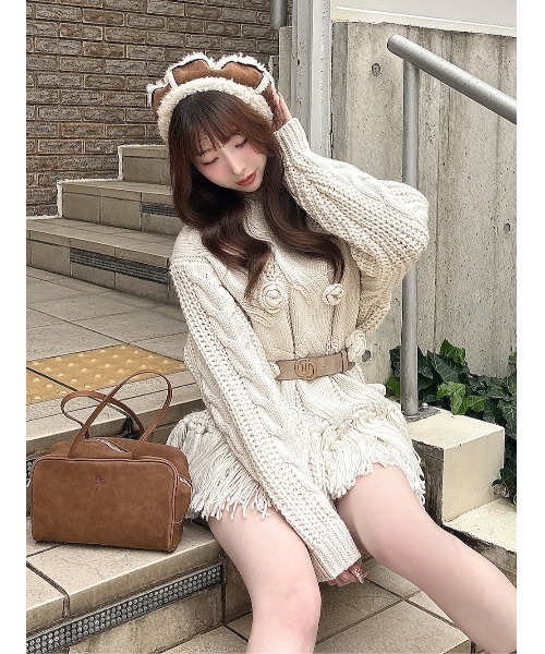 Darich（ダーリッチ） ベルト Dモチーフレザーベルト レディース