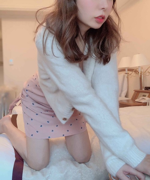 lissi Boutique ワンピース 「lissi Boutique」リボン付き花柄