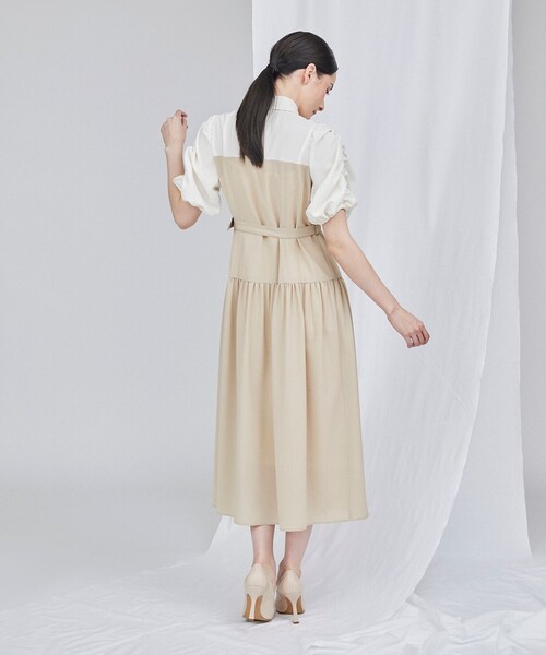 Diagram シャツワンピース バイカラーシャツワンピース : ZOZOTOWN  