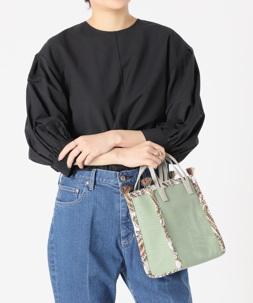 IENA バッグ ハンドバッグ 【A VACATION/ア ヴァケーション】CARAMEL  