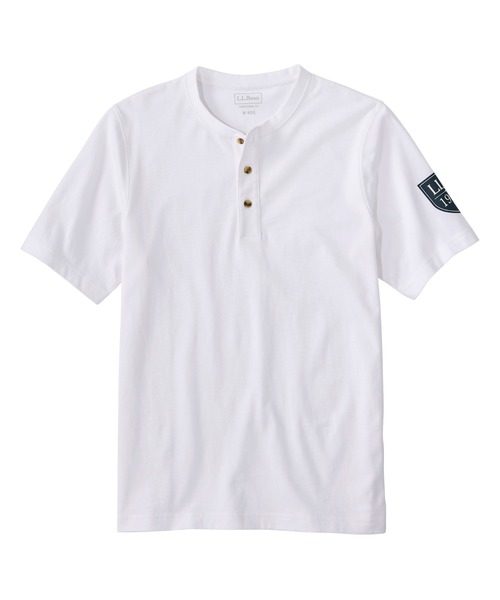 L.L.Bean（エルエルビーン） ヘンリーネック tシャツ ケアフリー・アン