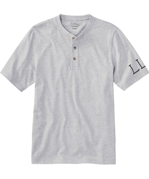 L.L.Bean（エルエルビーン） ヘンリーネック tシャツ ケアフリー・アン