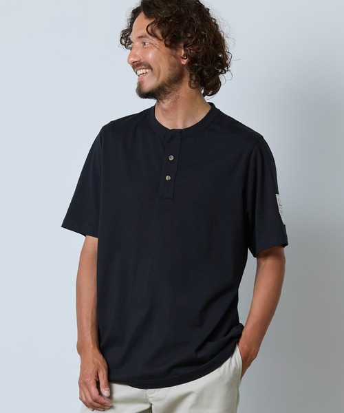 L.L.Bean（エルエルビーン） ヘンリーネック tシャツ ケアフリー・アン